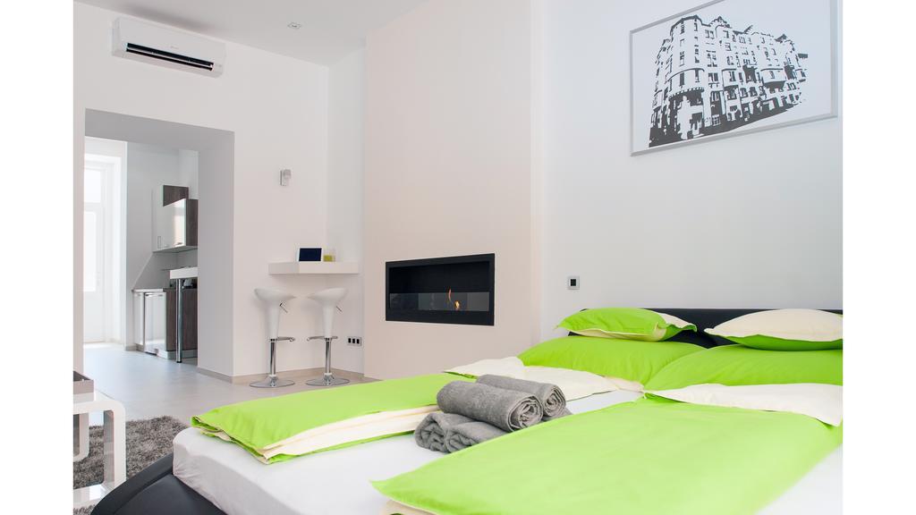 In The City Budapest Apartments Pokoj fotografie